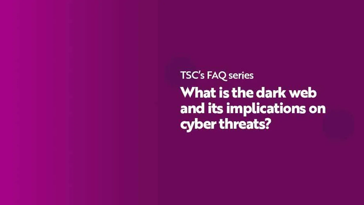 BLOG What is the dark web and its implications on cyber threats